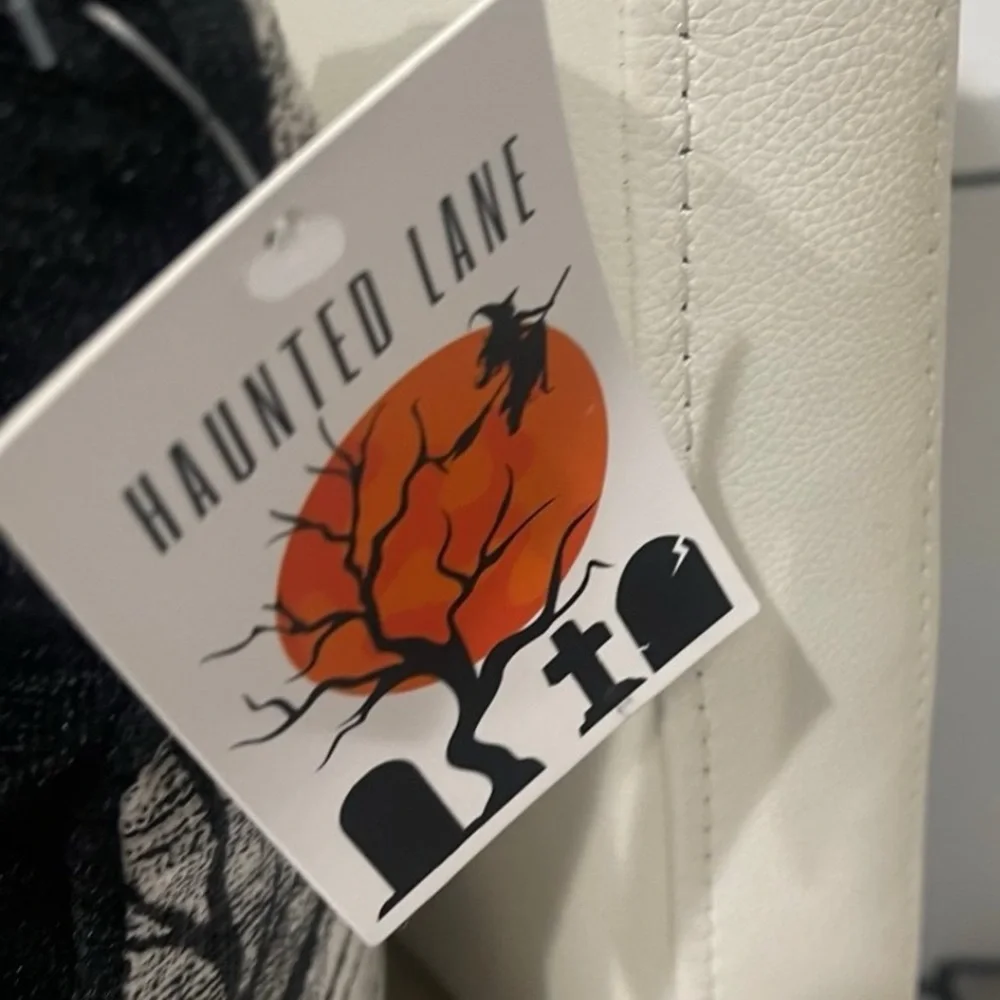 Haunted Lane Halloween Cream/Black/Orange 